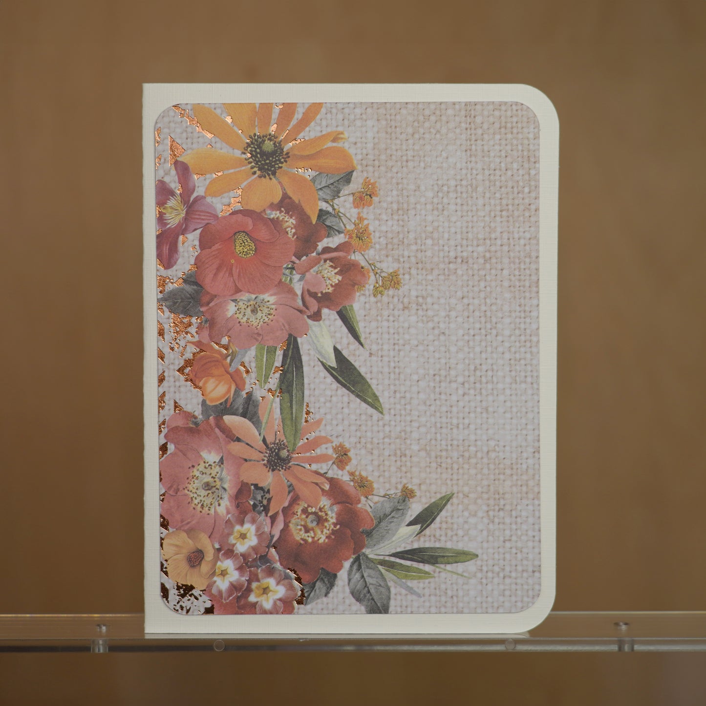 Tropical bouquet greeting card
