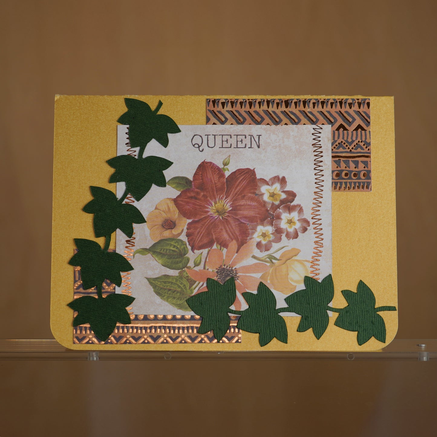 Queen greeting card