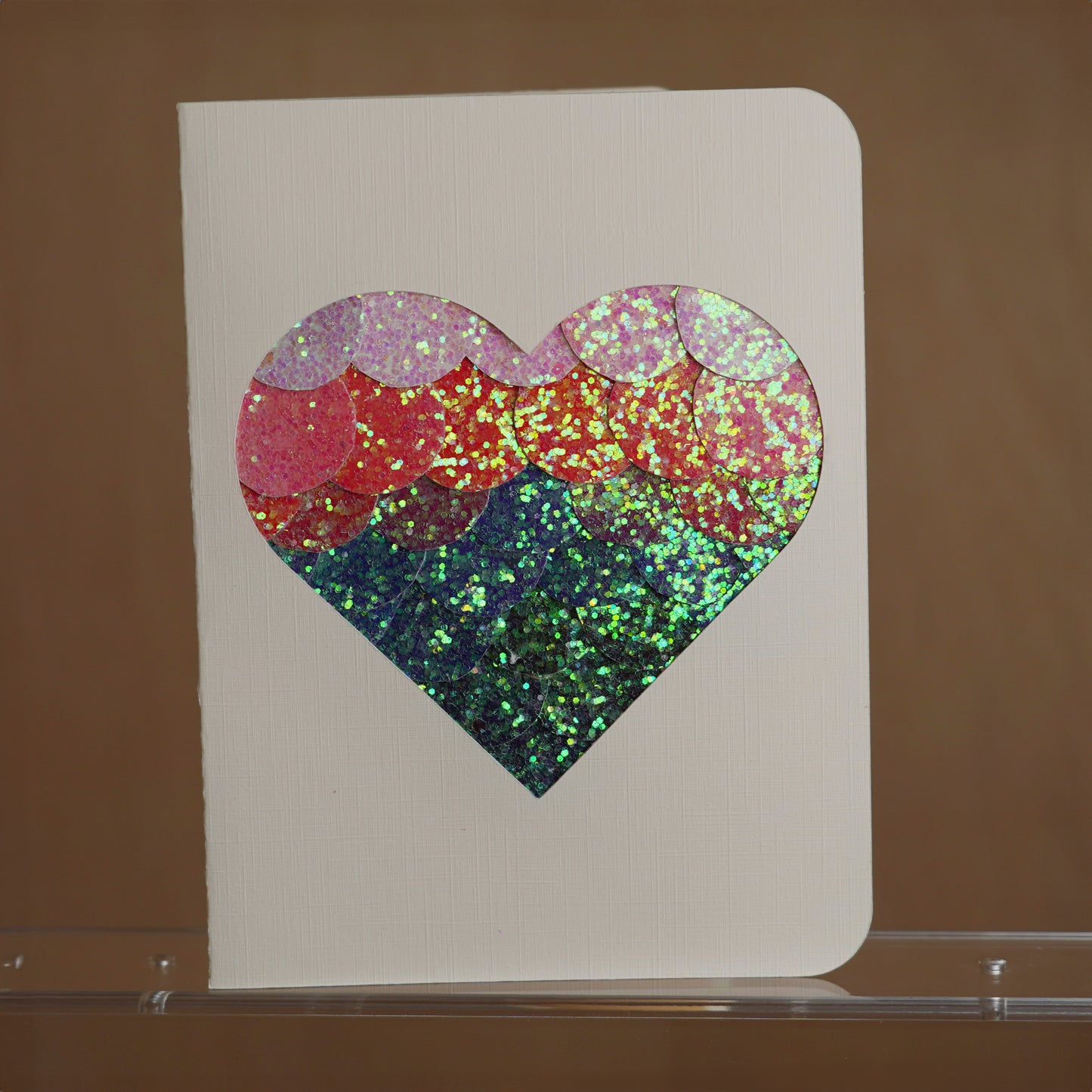 Rainbow fish greeting card