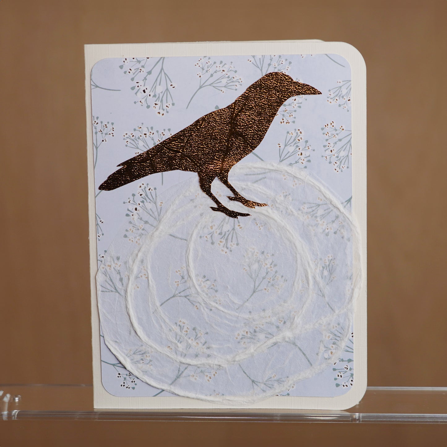 Bird's nest greeting card