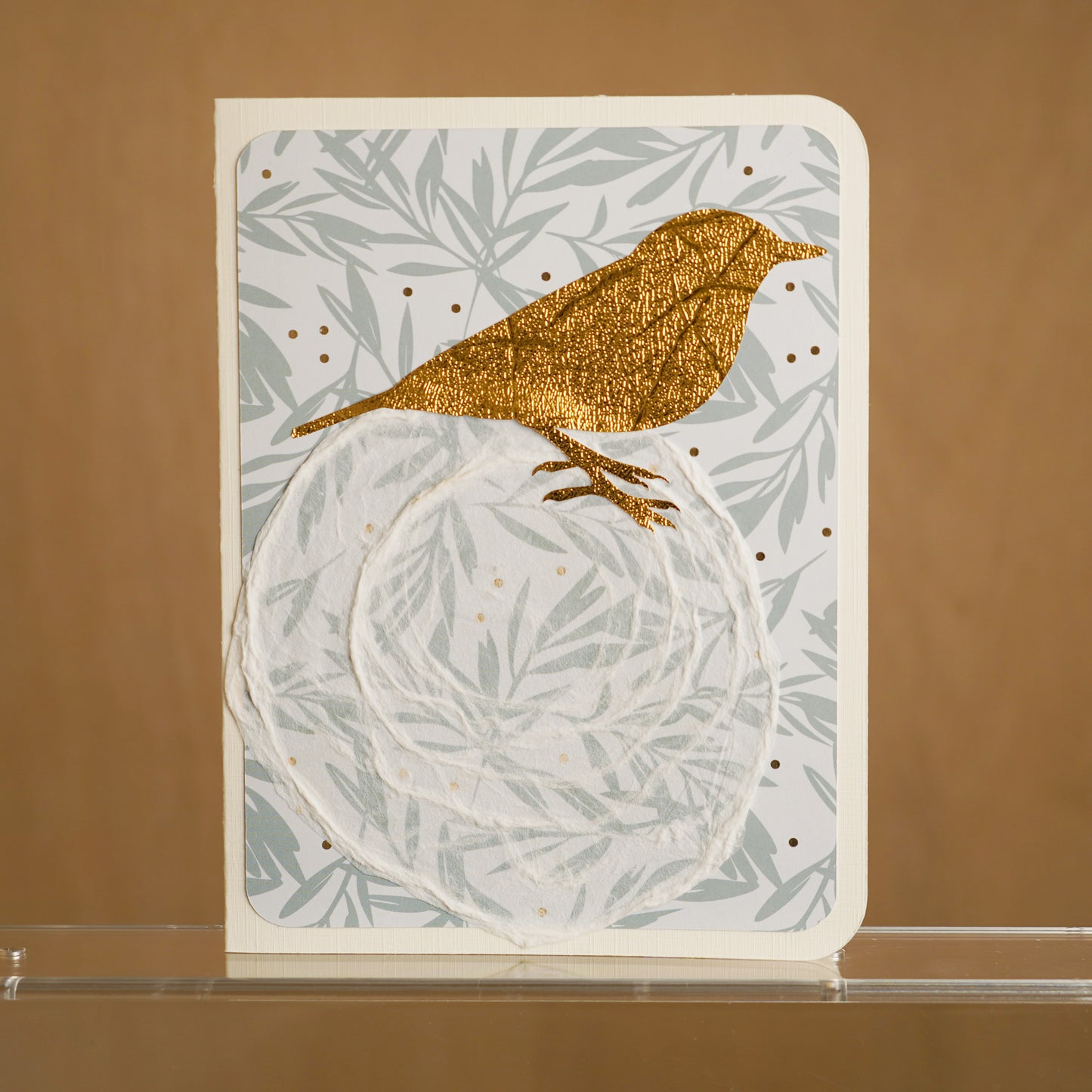 Bird's nest greeting card