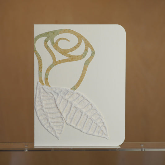 Rose wallpaper greeting card | Design 1