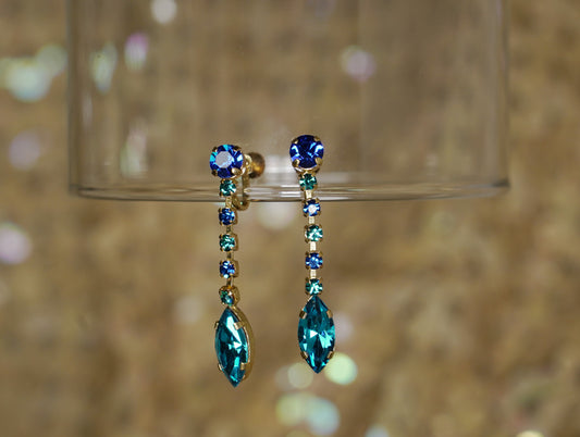 Austrian teardrop earrings