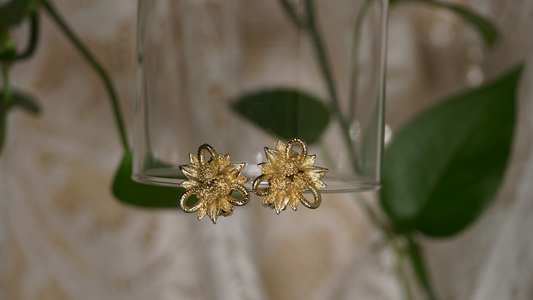 Wildflower bouquet earrings